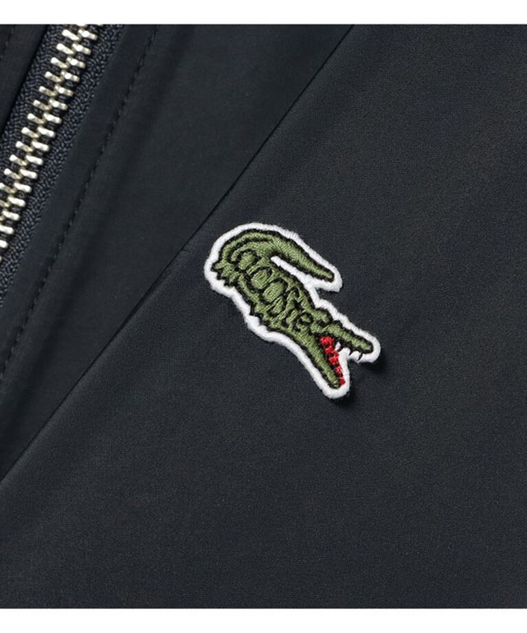 BEAMS「【別注】LACOSTE / サテンジャケット」|ブルゾン・スタジャン|
