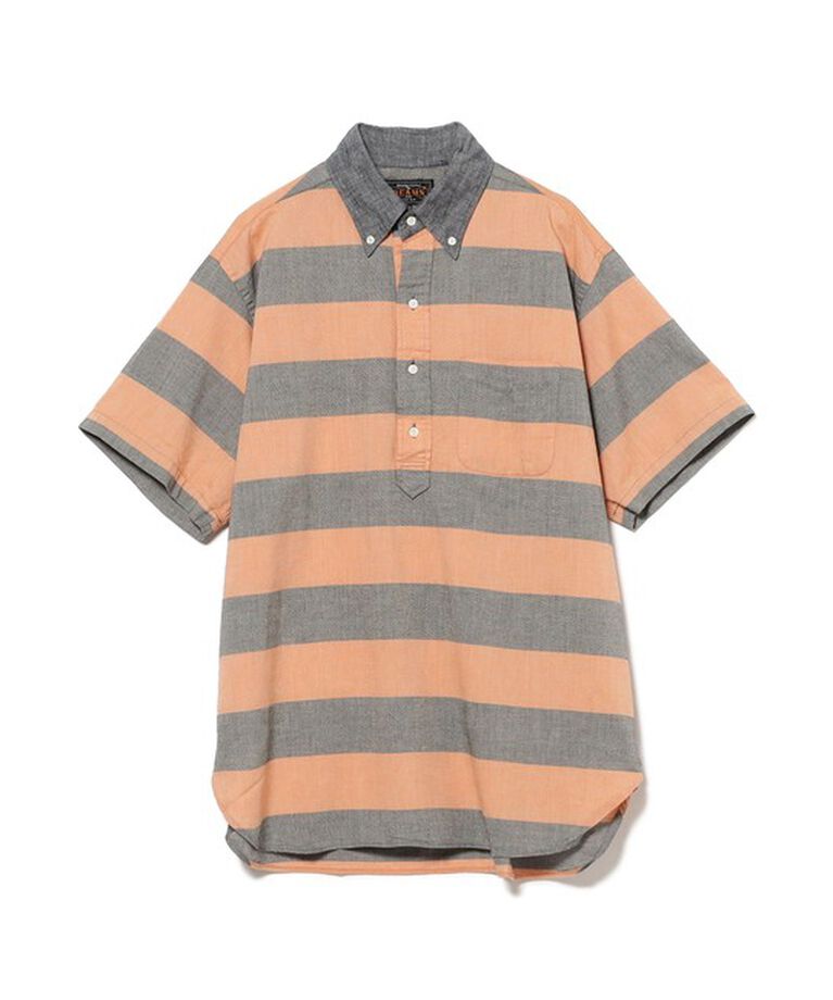 BEAMS「B.D. Pullover Classic-fit Oxford Stripe」|シャツ・ブラウス|