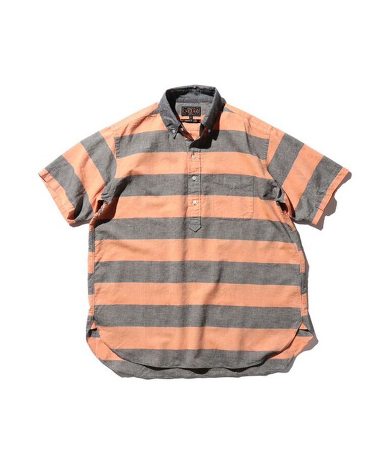 BEAMS「B.D. Pullover Classic-fit Oxford Stripe」|シャツ・ブラウス|
