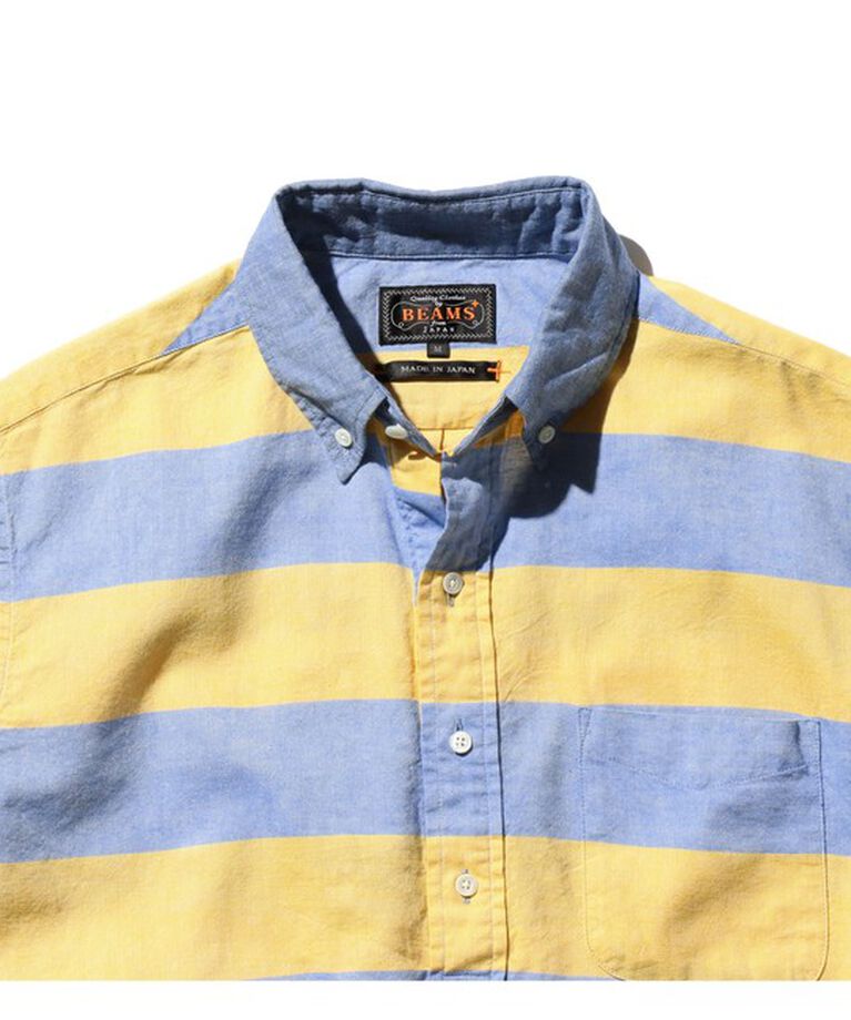 BEAMS「B.D. Pullover Classic-fit Oxford Stripe」|シャツ・ブラウス|