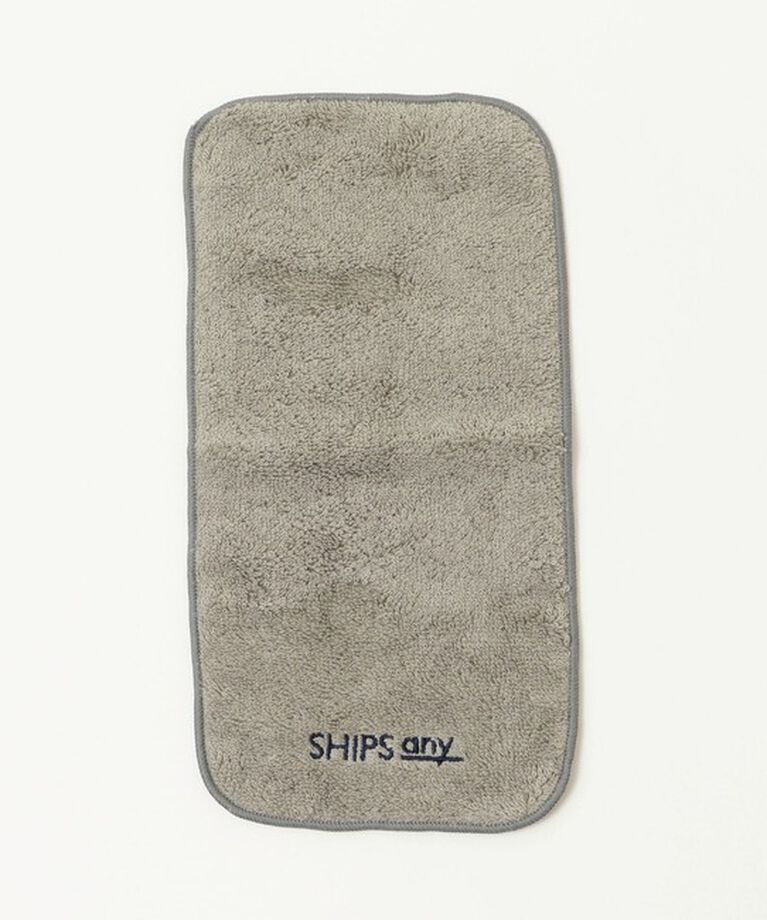 SHIPS any「SHIPS any: 今治 パイル ハンドタオル」|ハンカチ|チャコールグレー