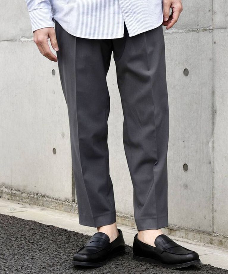 SHIPS any「SHIPS any: COOLMAX（R) アンクル テーパード パンツ ＜セットアップ対応＞◇」|スラックス|