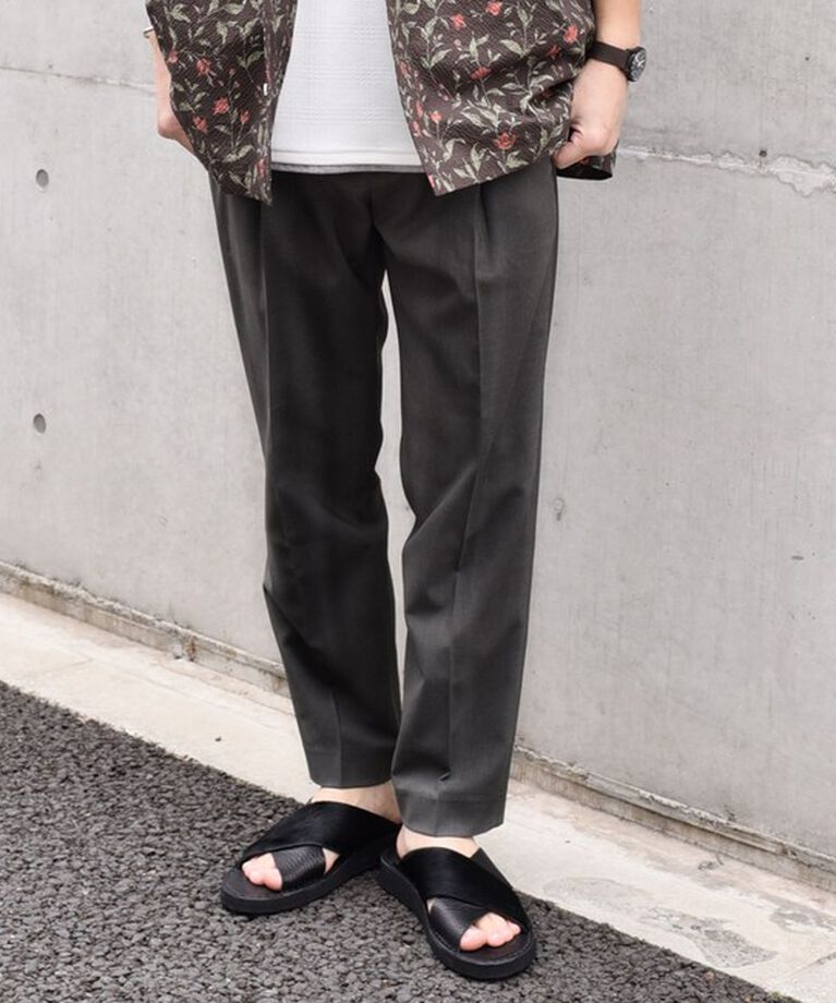 SHIPS any「SHIPS any: COOLMAX（R) アンクル テーパード パンツ ＜セットアップ対応＞◇」|スラックス|