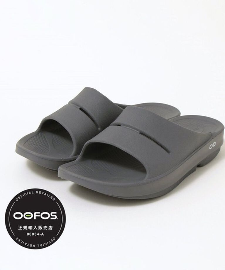 SHIPS any「OOFOS: OOahh/ウーアー リカバリーサンダル 25SS◇」|サンダル|グレー