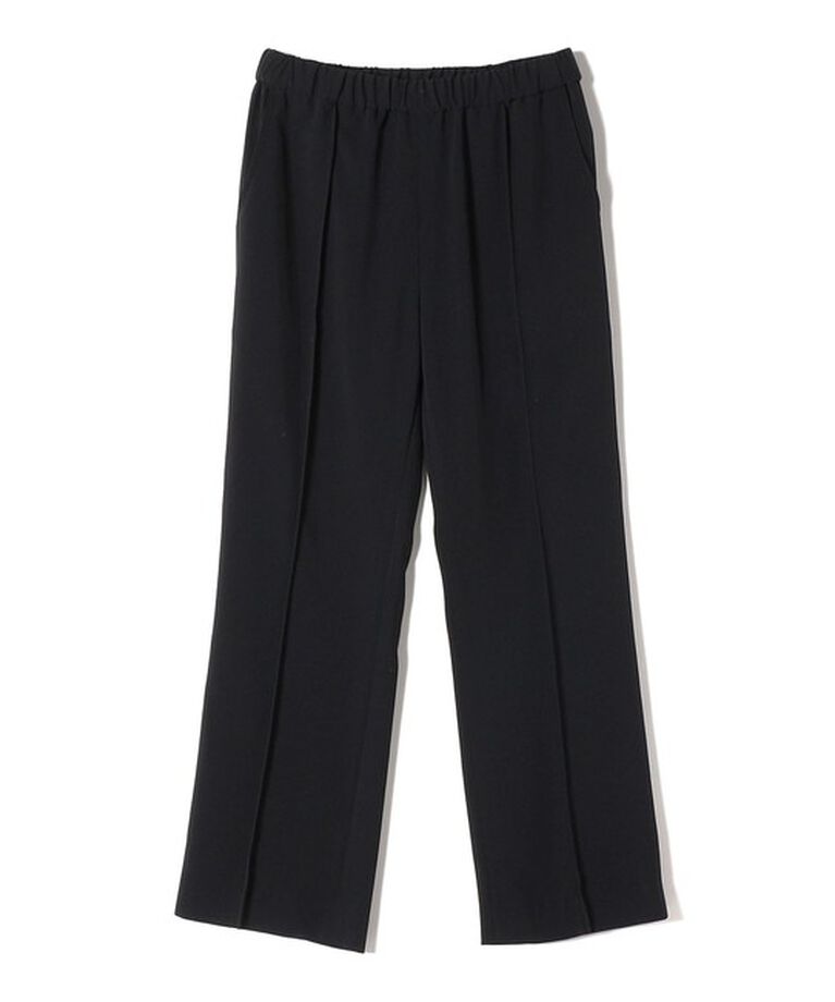 SHIPS for women「SHIPS Primary Navy Label:〈手洗い可能〉ツイル イージーパンツ」|その他|ブラック
