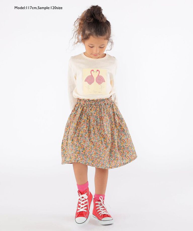SHIPS KIDS「SHIPS KIDS:100～130cm / リバティ スカート」|フレア|