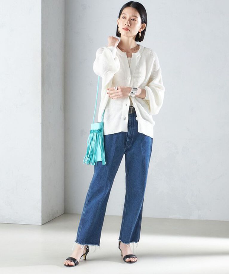 SHIPS for women「〈手洗い可能〉ペーパー コットン カーディガン ◇」|カーディガン|