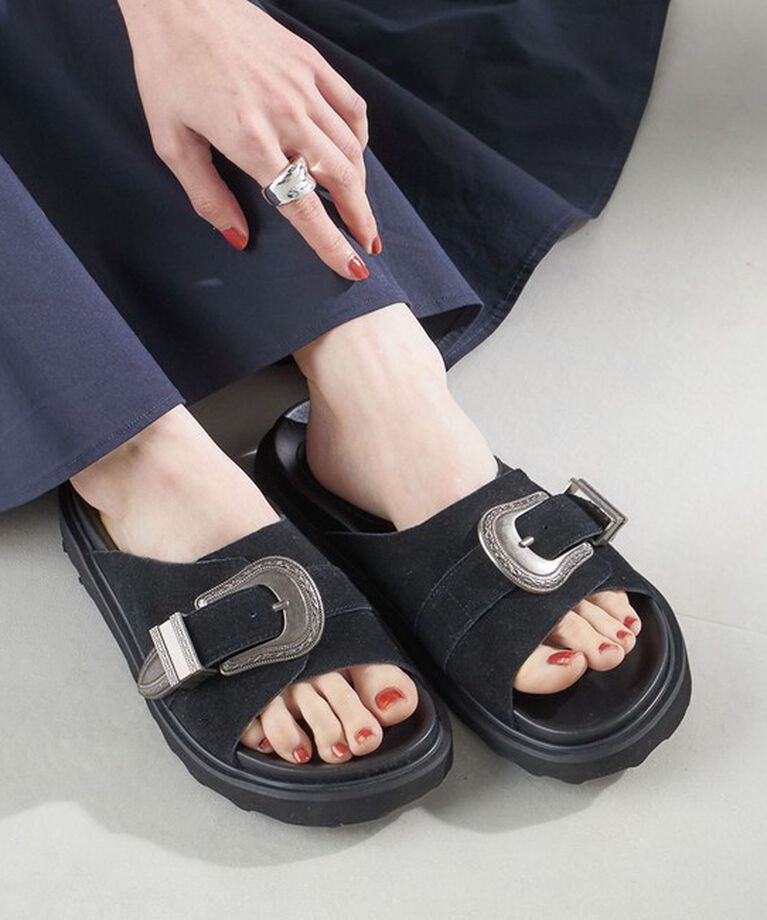SHIPS for women「MOHI:BIG BACKLE SANDAL◇」|サンダル|