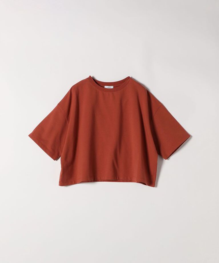 SHIPS any「SHIPS any:〈洗濯機可能〉インレイ ハーフスリーブ ショートTEE」|Tシャツ・カットソー|