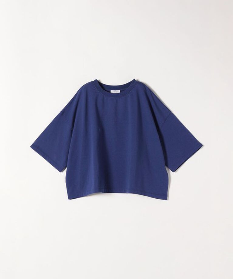 SHIPS any「SHIPS any:〈洗濯機可能〉インレイ ハーフスリーブ ショートTEE」|Tシャツ・カットソー|