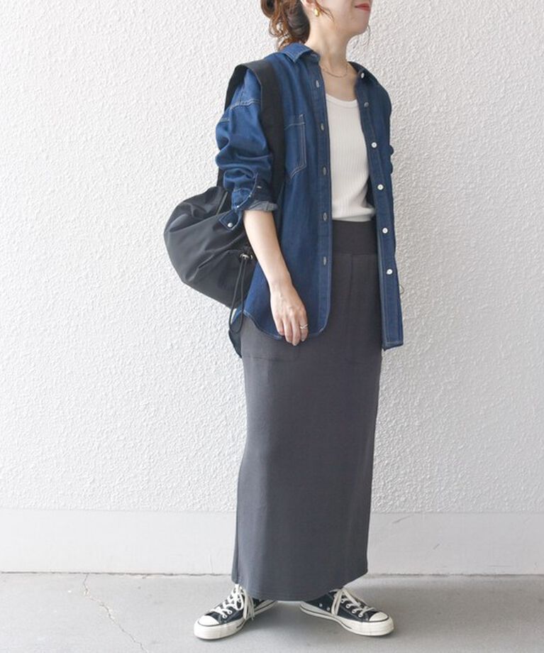 SHIPS any「SHIPS any: デニム ポケット シャツ［SHIPS any DENIM］」|シャツ・ブラウス|