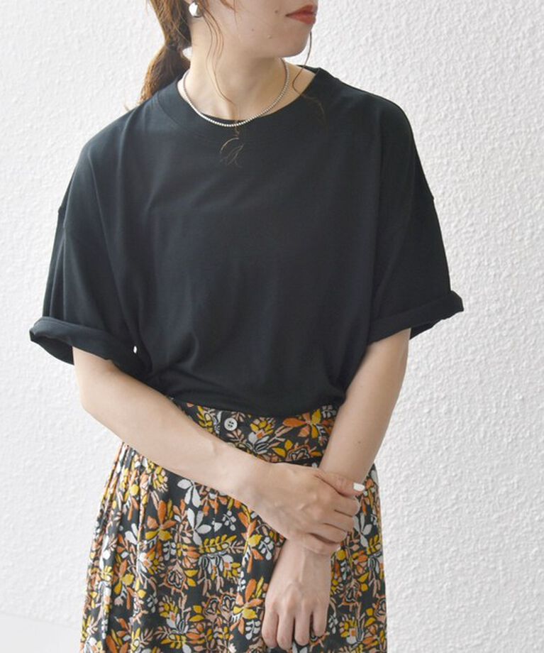 SHIPS any「SHIPS any:〈洗濯機可能〉ハーフスリーブ ルーズ ビッグ TEE」|Tシャツ・カットソー|