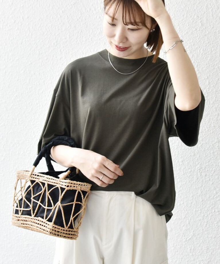 SHIPS any「SHIPS any:〈洗濯機可能〉ハーフスリーブ ルーズ ビッグ TEE」|Tシャツ・カットソー|