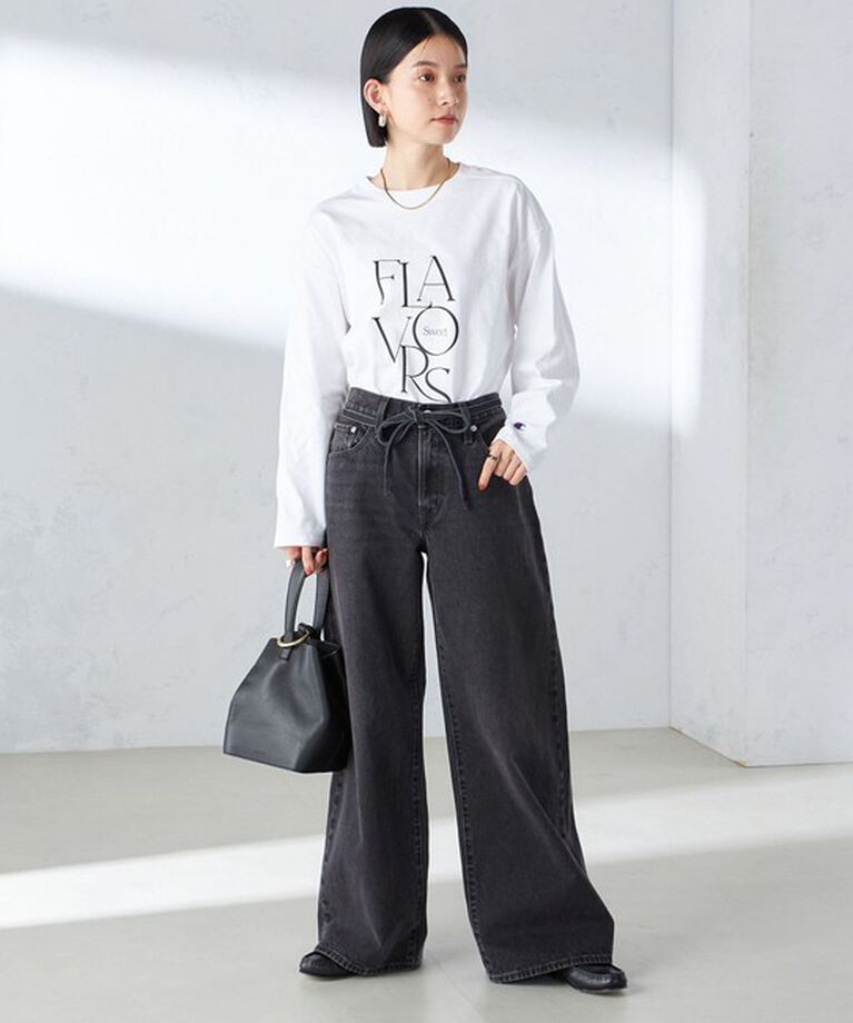 SHIPS for women「【SHIPS別注】Champion: ロング スリーブ TEE」|Tシャツ・カットソー|