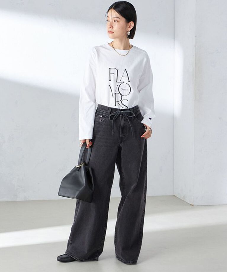 SHIPS for women「【SHIPS別注】Champion: ロング スリーブ TEE」|Tシャツ・カットソー|