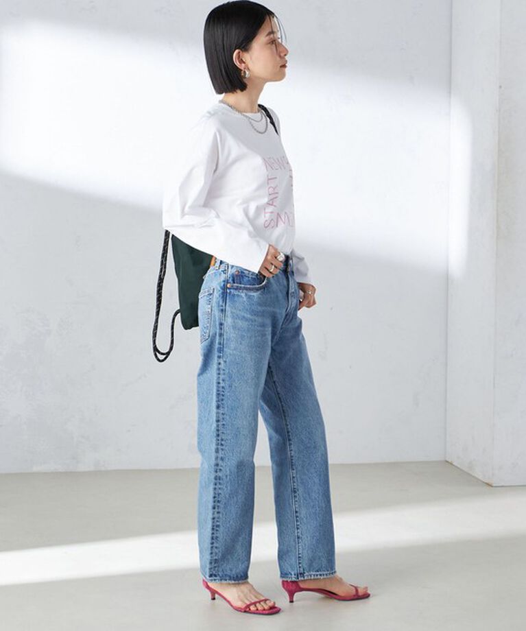 SHIPS for women「【SHIPS別注】Champion: ロング スリーブ TEE」|Tシャツ・カットソー|