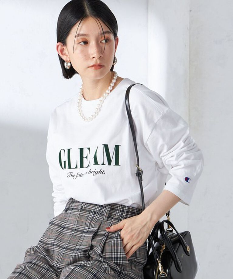 SHIPS for women「【SHIPS別注】Champion: ロング スリーブ TEE」|Tシャツ・カットソー|