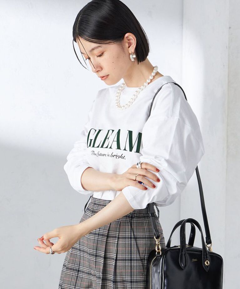 SHIPS for women「【SHIPS別注】Champion: ロング スリーブ TEE」|Tシャツ・カットソー|