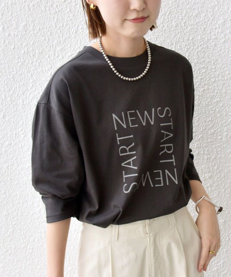 SHIPS for women「【SHIPS別注】Champion: ロング スリーブ TEE」|Tシャツ・カットソー|