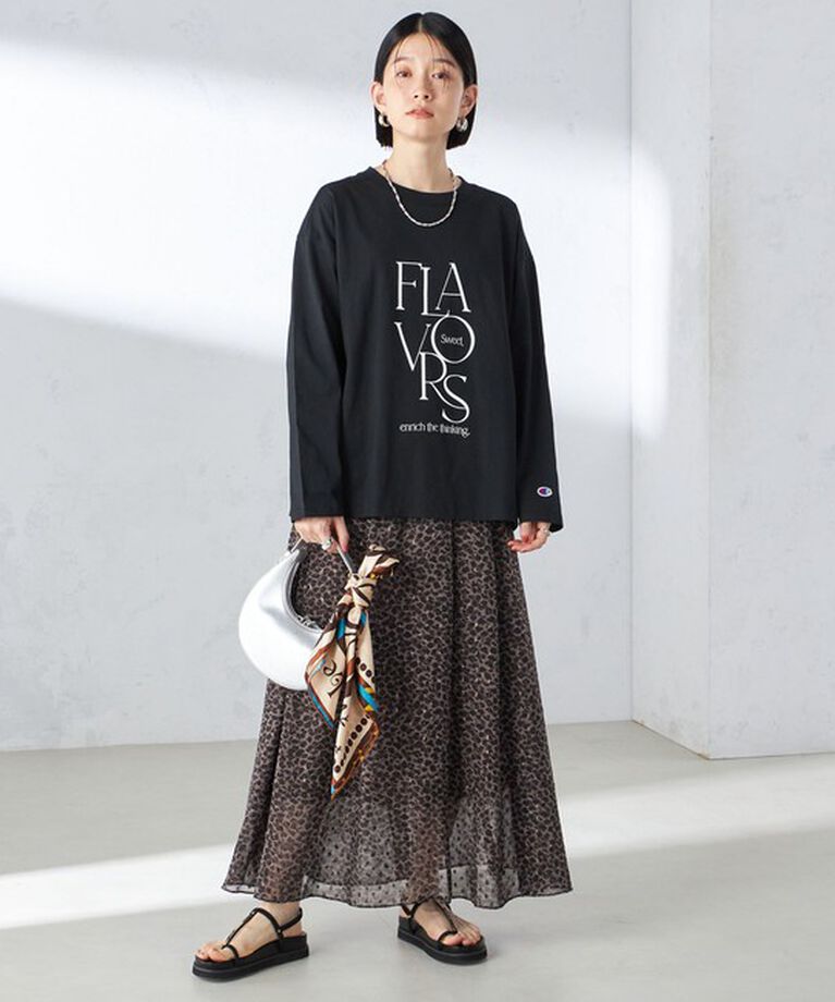 SHIPS for women「【SHIPS別注】Champion: ロング スリーブ TEE」|Tシャツ・カットソー|