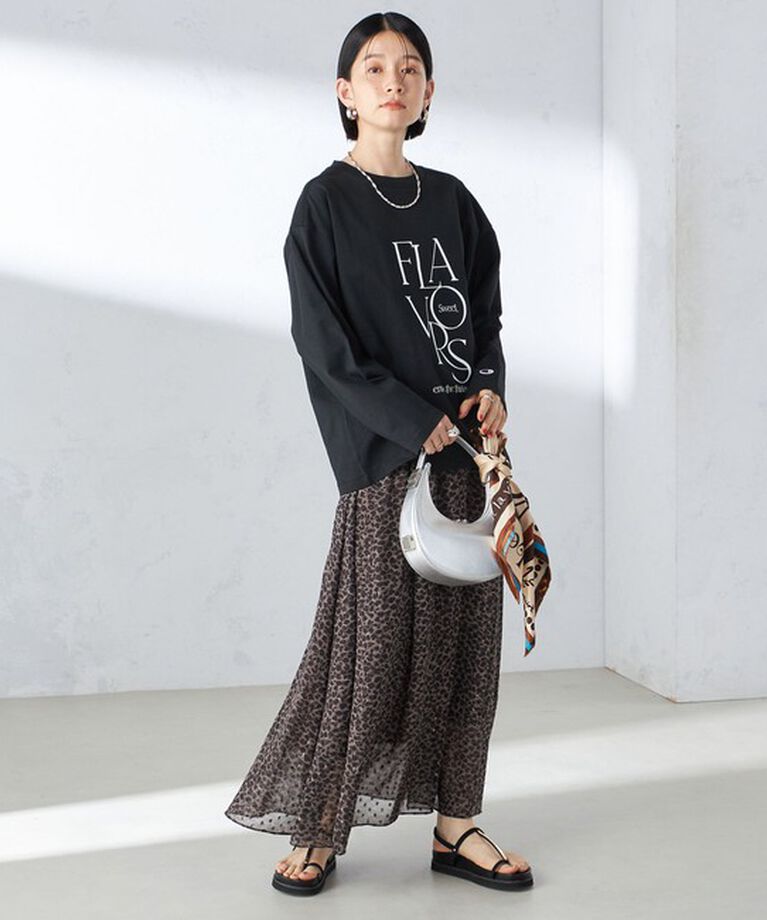 SHIPS for women「【SHIPS別注】Champion: ロング スリーブ TEE」|Tシャツ・カットソー|