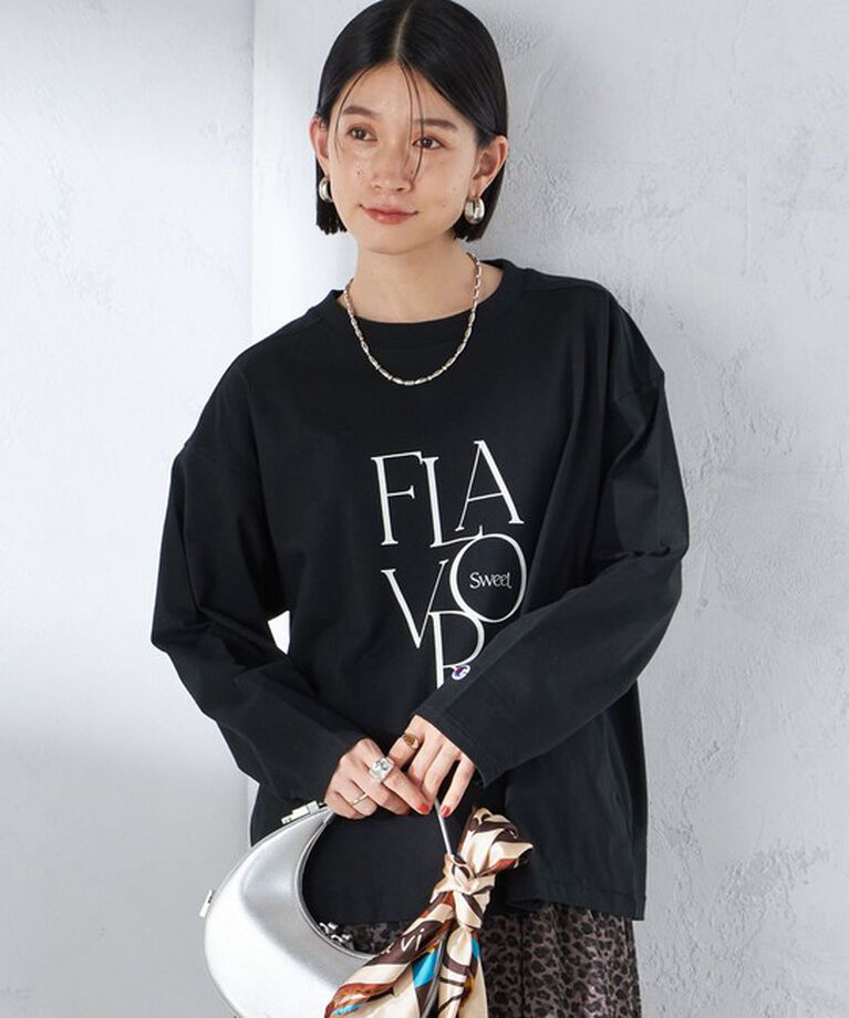 SHIPS for women「【SHIPS別注】Champion: ロング スリーブ TEE」|Tシャツ・カットソー|