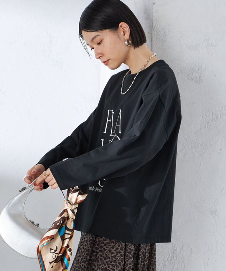 SHIPS for women「【SHIPS別注】Champion: ロング スリーブ TEE」|Tシャツ・カットソー|
