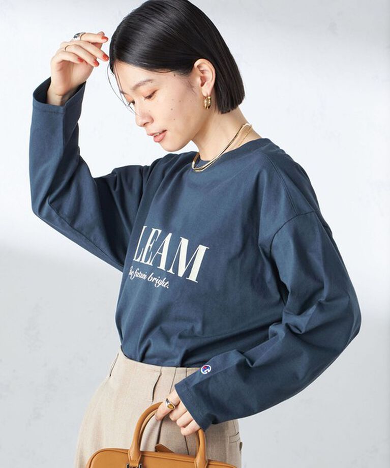 SHIPS for women「【SHIPS別注】Champion: ロング スリーブ TEE」|Tシャツ・カットソー|