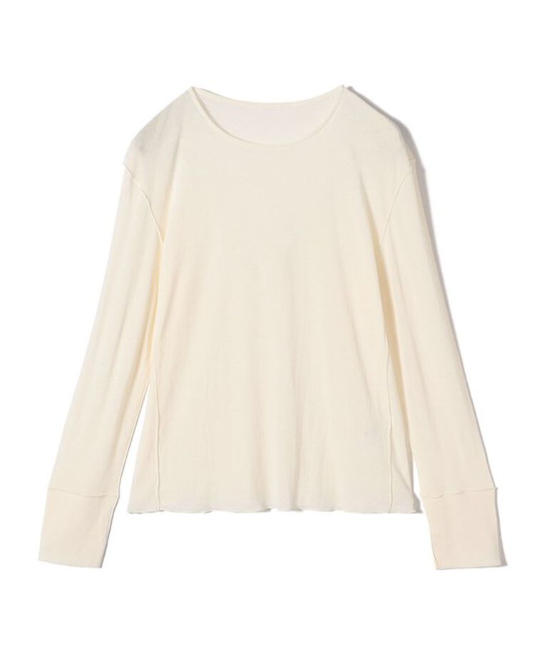 SHIPS for women「〈手洗い可能〉シアー ストレッチ クルーネック プルオーバー」|Tシャツ・カットソー|