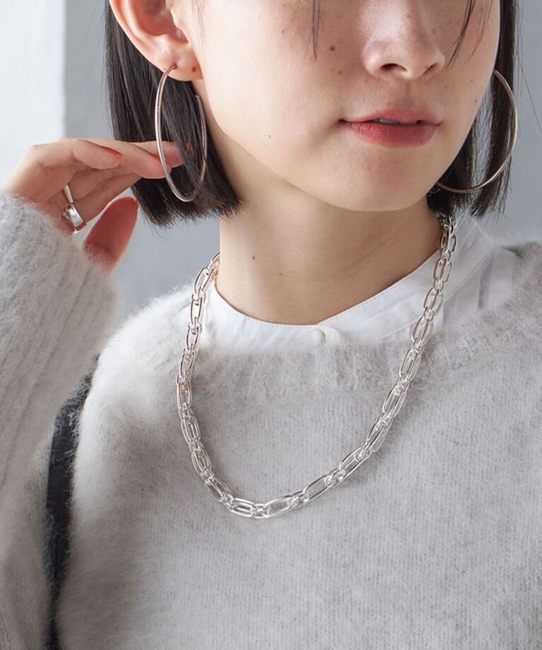 SHIPS for women「チャンキー チェーン ネックレス（50cm）」|ネックレス|