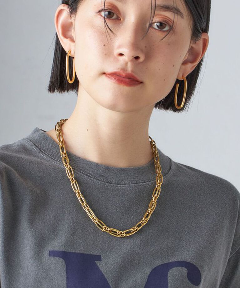 SHIPS for women「チャンキー チェーン ネックレス（50cm）」|ネックレス|