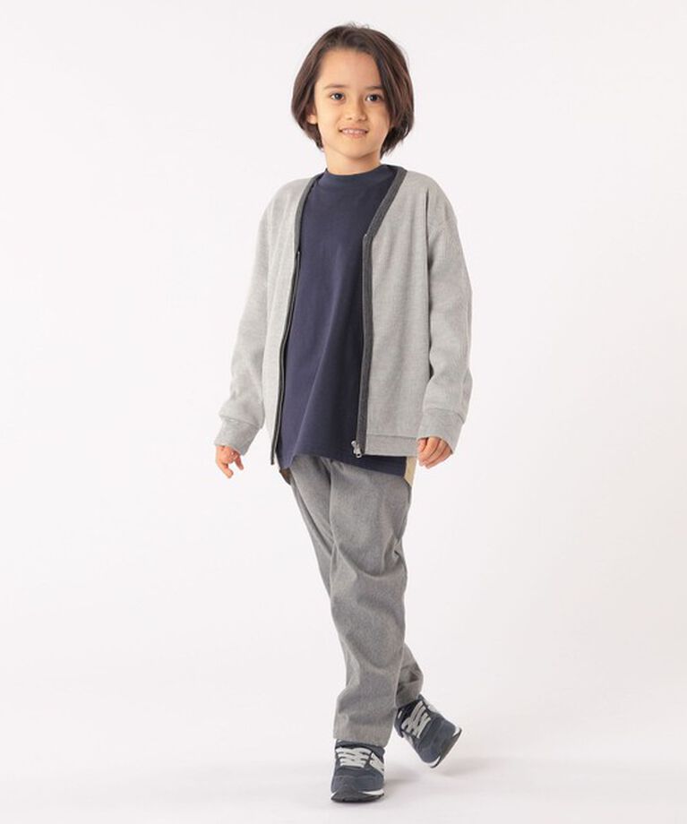 SHIPS KIDS「SHIPS KIDS:100～130cm / ワッフル カーディガン」|カーディガン|