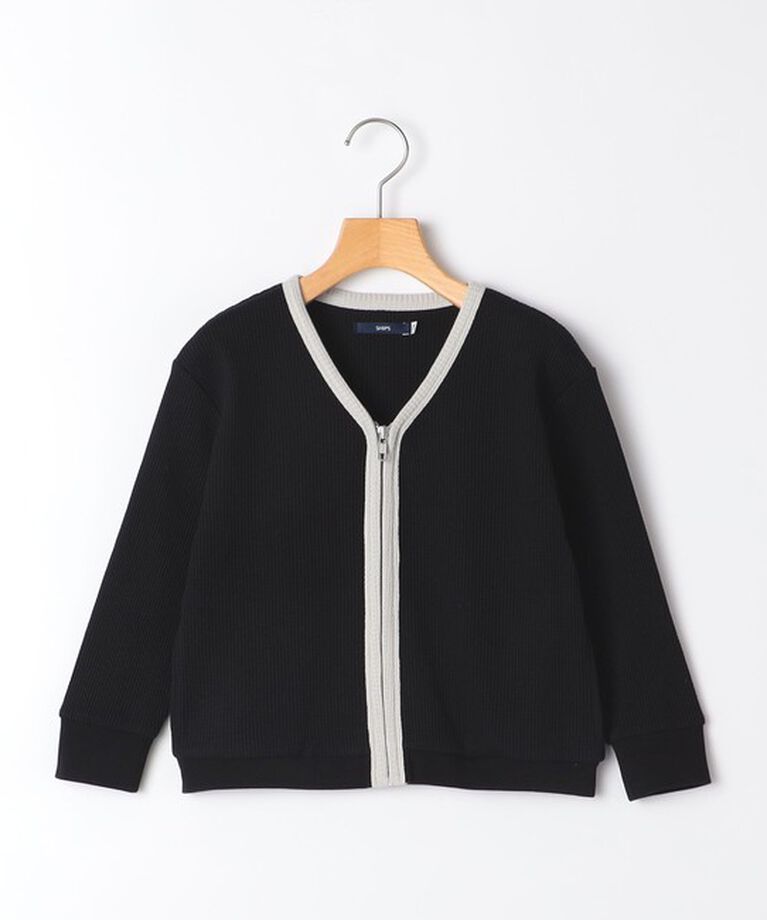SHIPS KIDS「SHIPS KIDS:100～130cm / ワッフル カーディガン」|カーディガン|