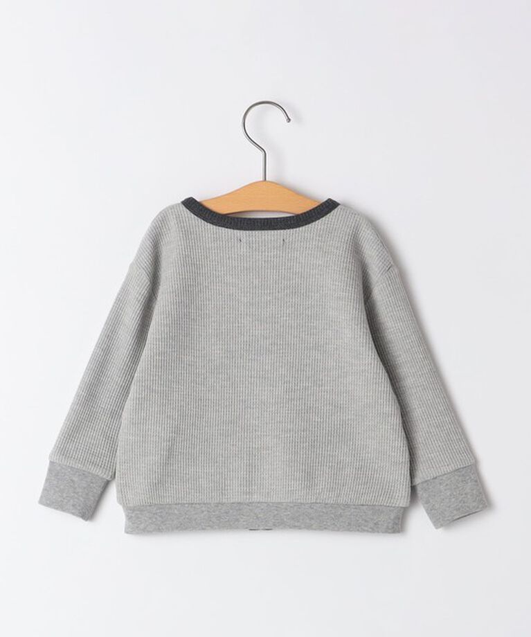 SHIPS KIDS「SHIPS KIDS:80～90cm / ワッフル カーディガン」|カーディガン|