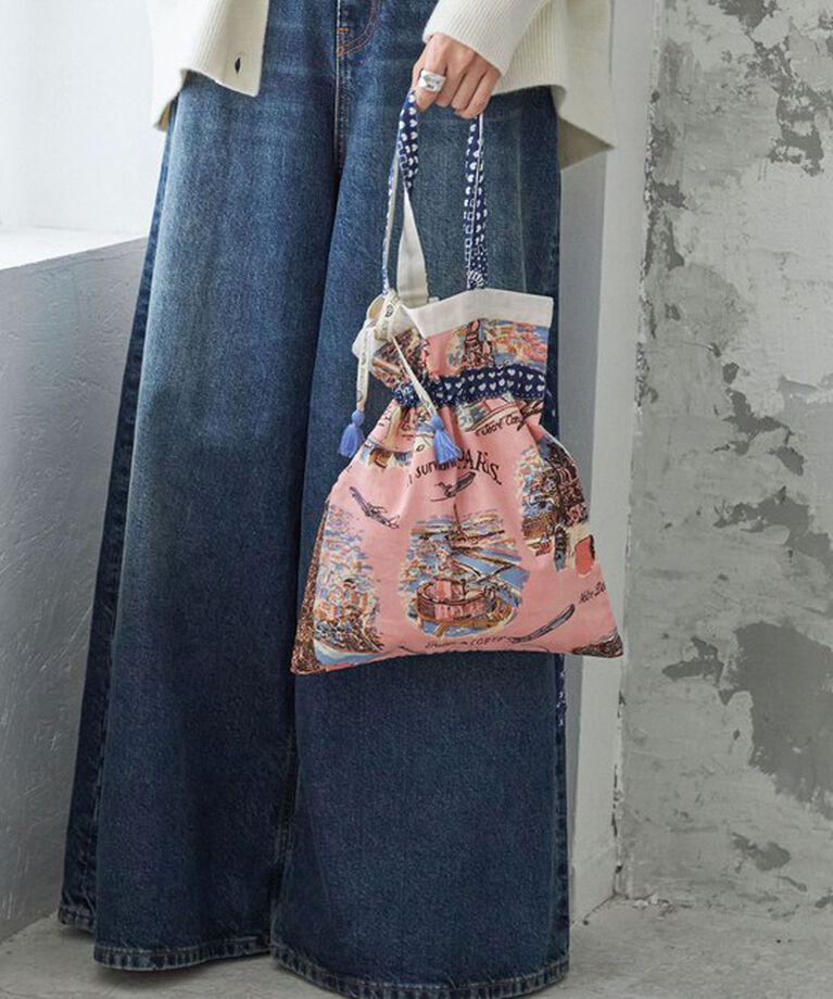 SHIPS for women「【SHIPS別注】【PINK RIBBONチャリティー】BINDU:PARIS バッグ」|トートバッグ|