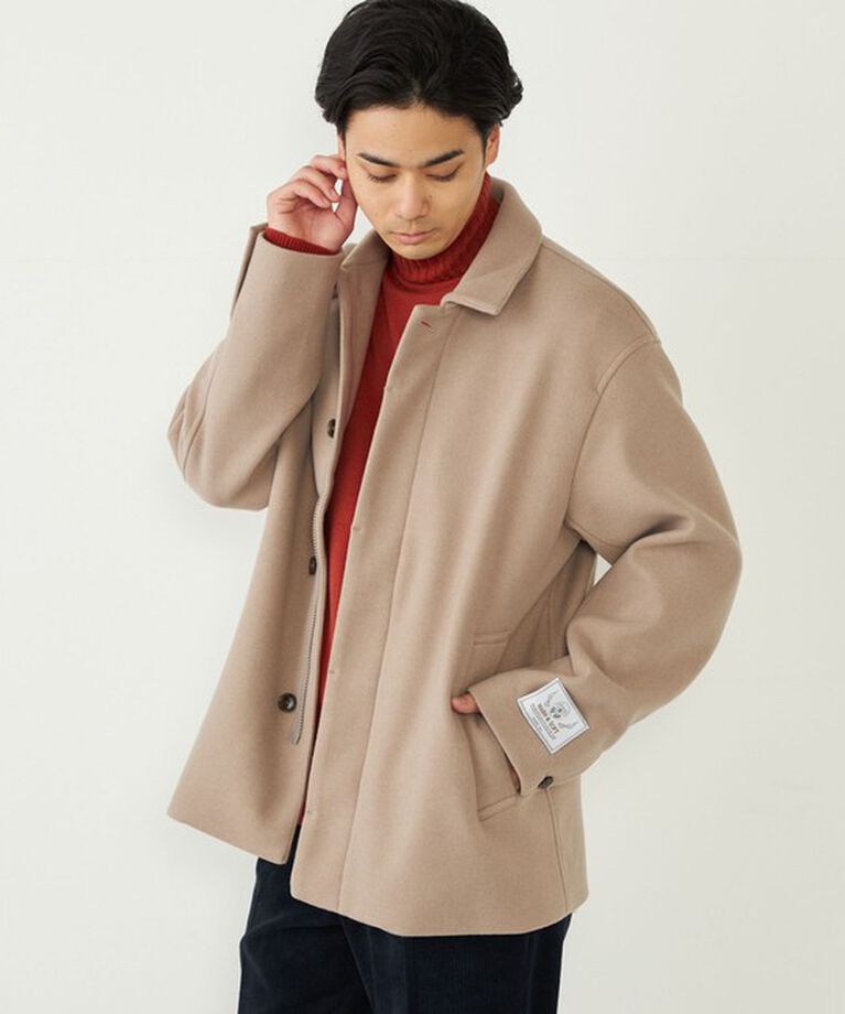 SHIPS Colors 「SHIPS Colors:THERMOLITE(R) ミックス ジップ ブルゾン」|ブルゾン・スタジャン|