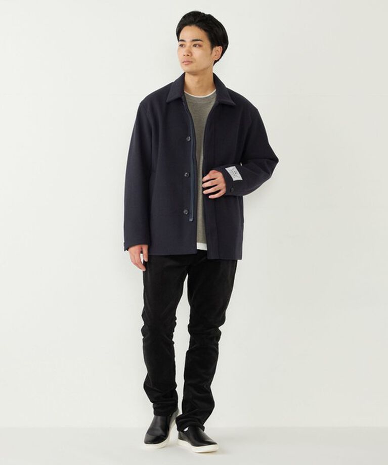 SHIPS Colors 「SHIPS Colors:THERMOLITE(R) ミックス ジップ ブルゾン」|ブルゾン・スタジャン|