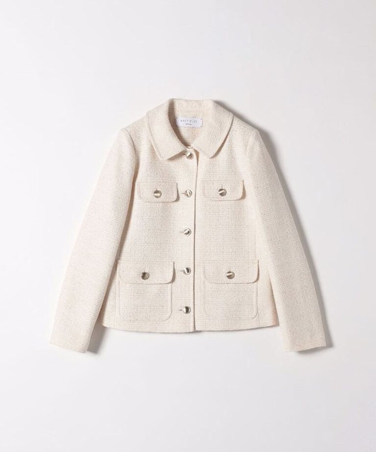 SHIPS any「SHIPS any: ツイード シングル ポケット ジャケット［NAVY BLUE］」|その他|