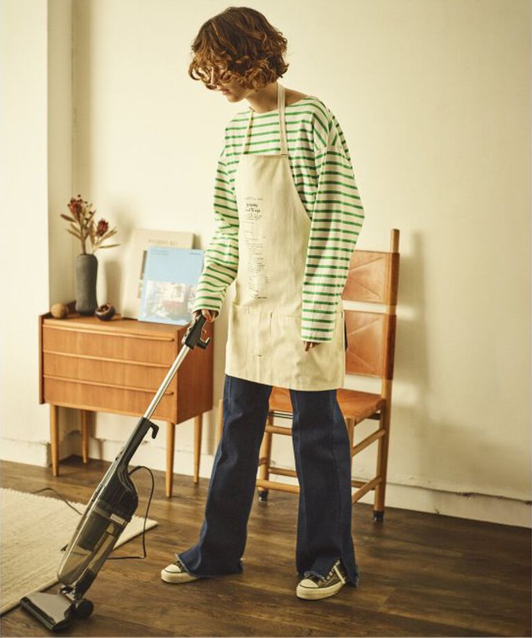 OUTDOOR PRODUCTS Usual Things「VINTAGE LIKE ボーダー ボートネックロンT」|Tシャツ・カットソー|