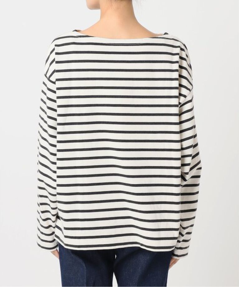 OUTDOOR PRODUCTS Usual Things「VINTAGE LIKE ボーダー ボートネックロンT」|Tシャツ・カットソー|
