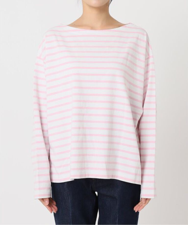 OUTDOOR PRODUCTS Usual Things「VINTAGE LIKE ボーダー ボートネックロンT」|Tシャツ・カットソー|
