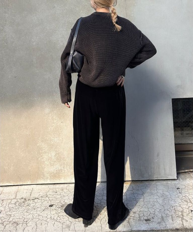 OUTDOOR PRODUCTS Usual Things「追加 ベロアフレアパンツ」|スラックス|