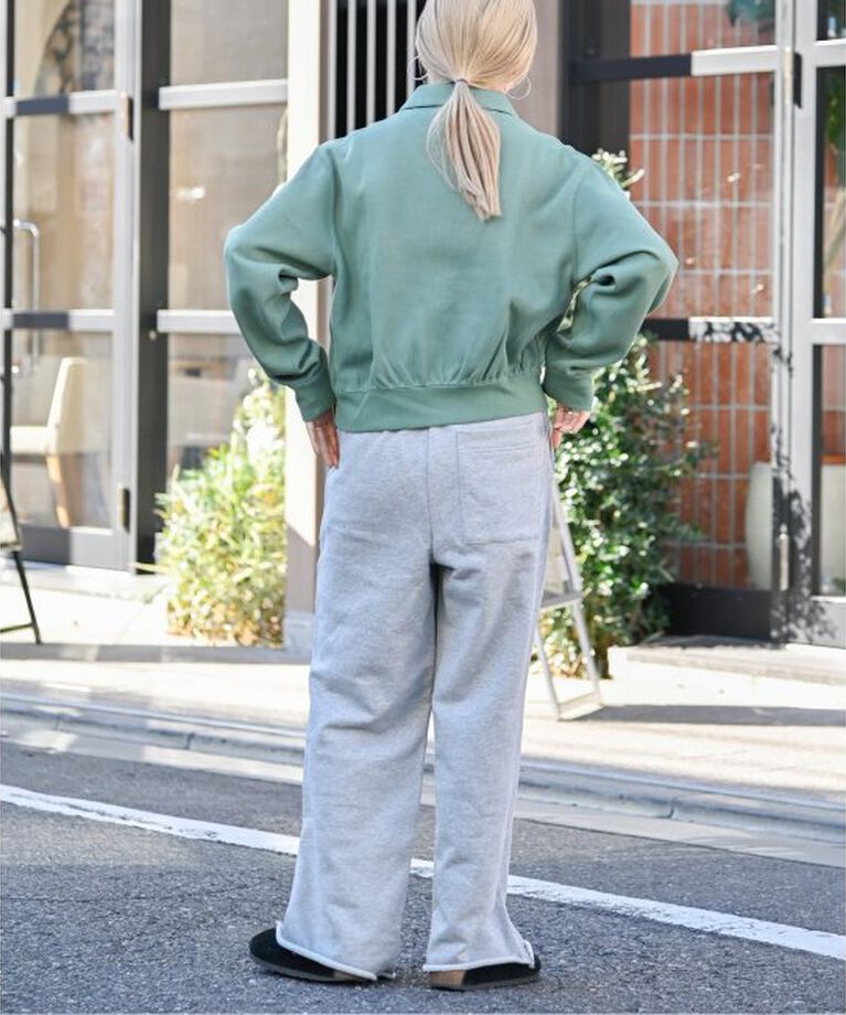 OUTDOOR PRODUCTS Usual Things「畦ライクジャージー ジップアップカーデ」|カーディガン|
