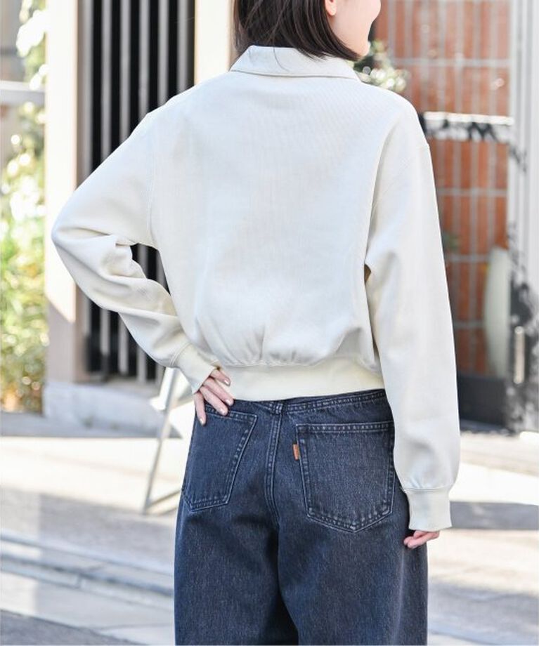 OUTDOOR PRODUCTS Usual Things「畦ライクジャージー ジップアップカーデ」|カーディガン|