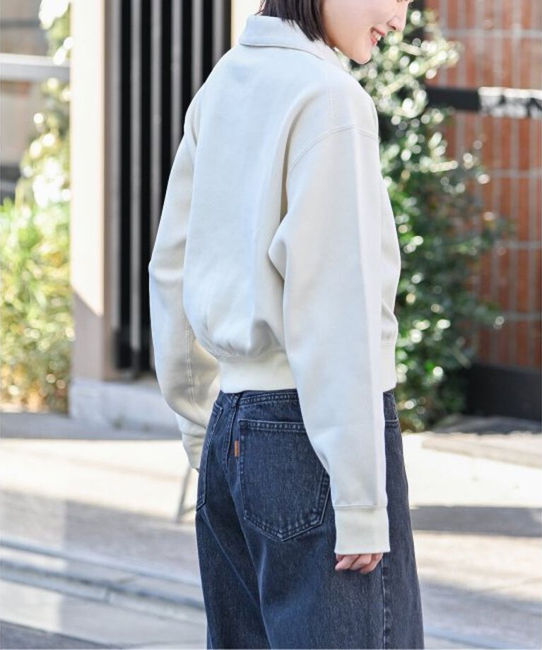 OUTDOOR PRODUCTS Usual Things「畦ライクジャージー ジップアップカーデ」|カーディガン|