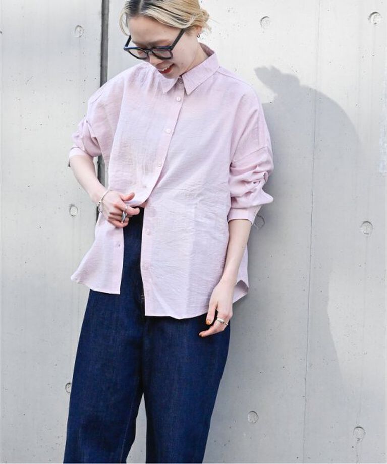 OUTDOOR PRODUCTS Usual Things「レーヨンリネンシャツ」|シャツ・ブラウス|