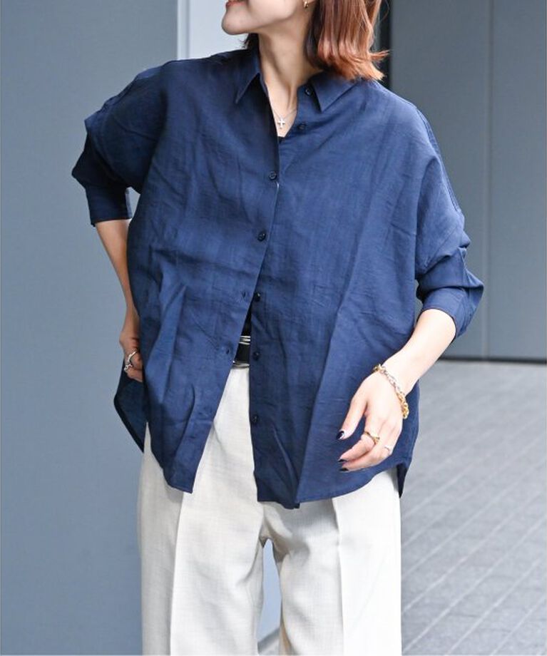 OUTDOOR PRODUCTS Usual Things「レーヨンリネンシャツ」|シャツ・ブラウス|