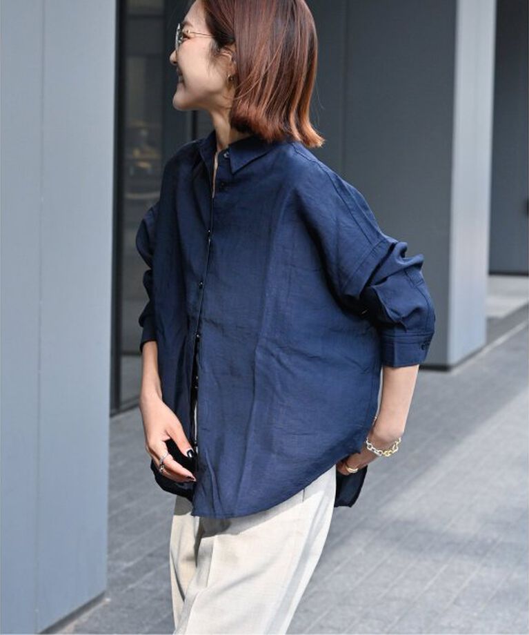OUTDOOR PRODUCTS Usual Things「レーヨンリネンシャツ」|シャツ・ブラウス|