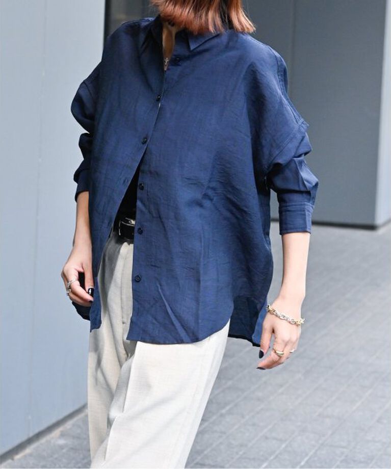 OUTDOOR PRODUCTS Usual Things「レーヨンリネンシャツ」|シャツ・ブラウス|