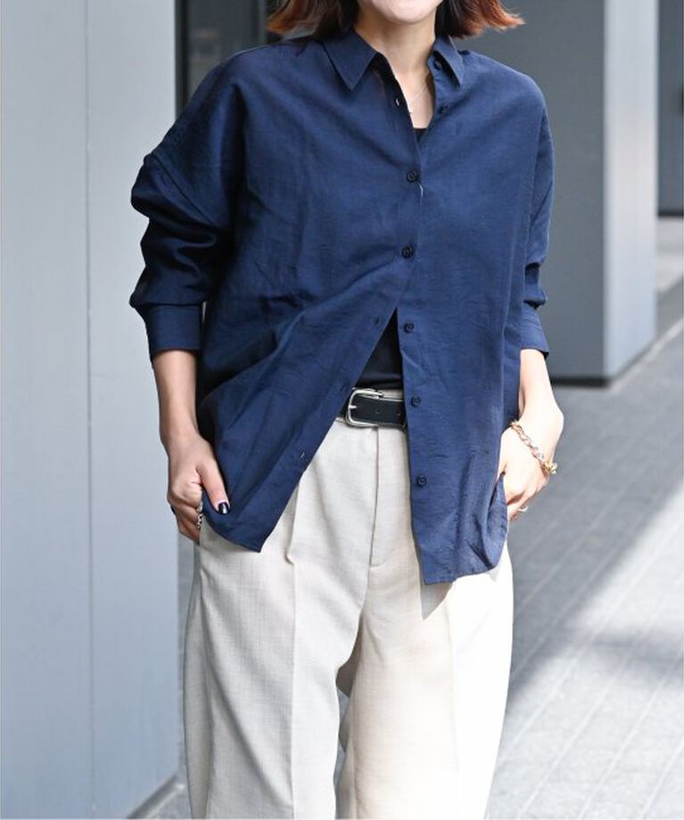 OUTDOOR PRODUCTS Usual Things「レーヨンリネンシャツ」|シャツ・ブラウス|